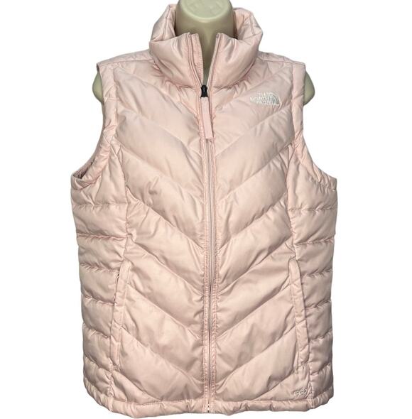 The North Face Jackets & Blazers - The North Face Alps 2.0 550 Womens Pink Down Puffer Vest Size M Full Zip Pockets